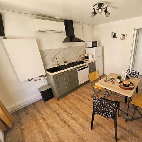 Mobilhome 4 personnes - Cottage Privilège Le Saint-Cirq - 2 chambres - Climatisé - Lave-vaisselle
