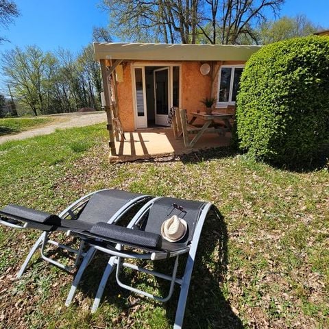Mobile home 4 persons - Le Saint-Cirq Privilege Cottage – - 2 bedrooms - – air-conditioned – dishwasher