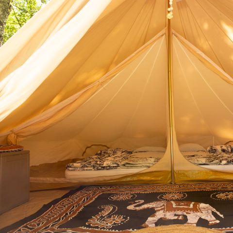 TENDA DA CAMPEGGIO 6 persone - Due tende a campana (senza servizi igienici)