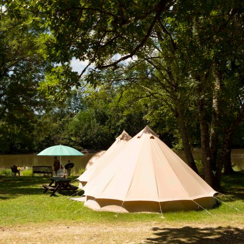 TENDA DA CAMPEGGIO 6 persone - Due tende a campana (senza servizi igienici)