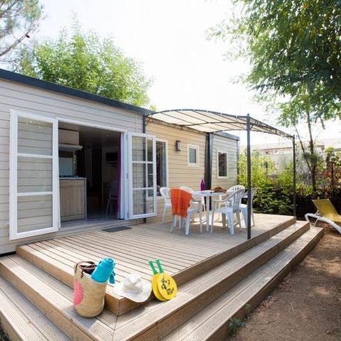 Mobilheim 6 Personen - Lodge 32m² - 3 Schlafzimmer