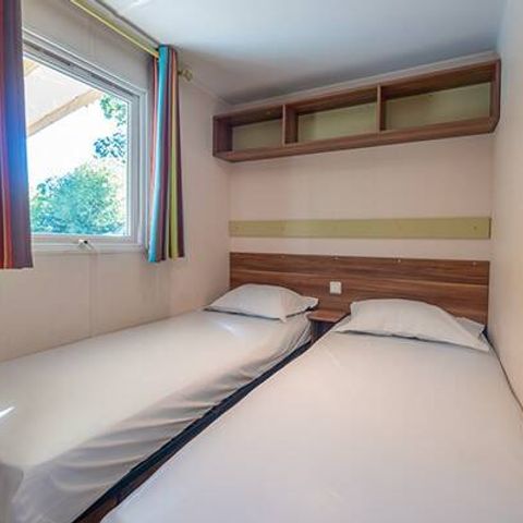 Mobilheim 4 personen - Comfort | 2 Schlafz. | 4 Pers. | Erhöhte Terrasse