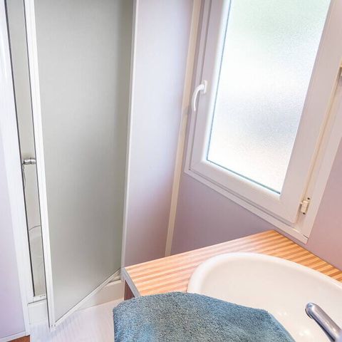 MOBILHOME 4 personas - Mobil-home | Confort | 2 Dormitorios | 4 Pers. | Terraza elevada | Aire acondicionado.