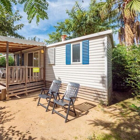 BUNGALOW 4 personnes - Mobil-home | Comfort | 2 Ch. | 4 Pers. | Terrasse surélevée | Clim.