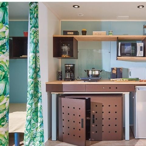 TENTE TOILE ET BOIS 4 personnes - Mobilodge