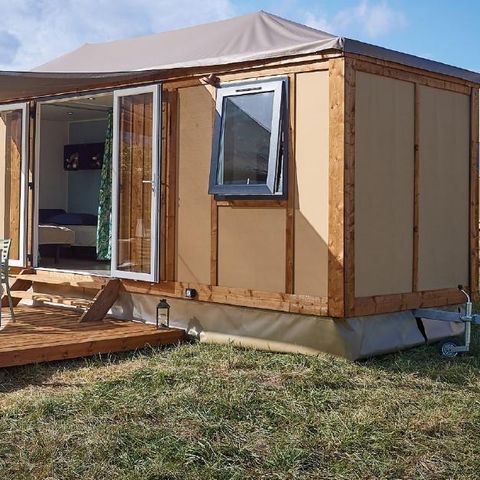 Tent van canvas en hout 4 personen - Mobilodge