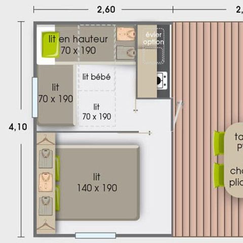 Chalet 5 persons - Zenitude