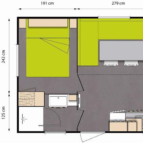 MOBILE HOME 6 people