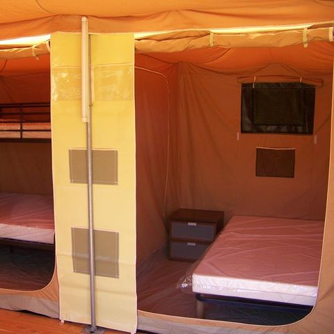CANVAS BUNGALOW 5 people - (without sanitary facilities)
