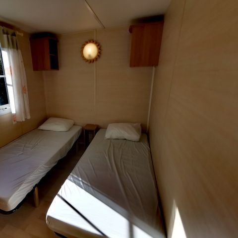 Stacaravan 6 personen - 2 slaapkamers + comfort met airconditioning