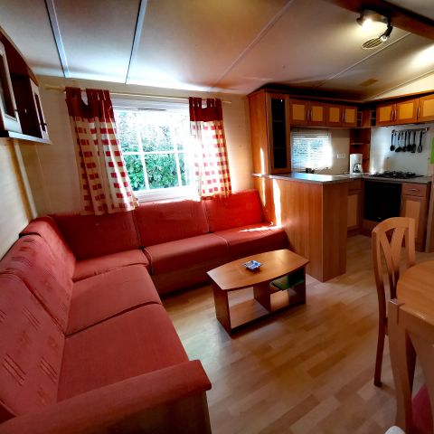 Stacaravan 6 personen - 2 slaapkamers + comfort met airconditioning