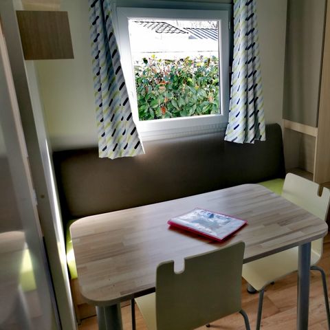 Stacaravan 4 personen - MOBIL-HOME 2 slaapkamers CLIM (zondag juli/augustus)