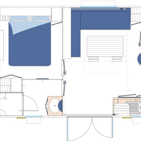 MOBILHOME 6 personnes - DORDOGNE (climatisé)