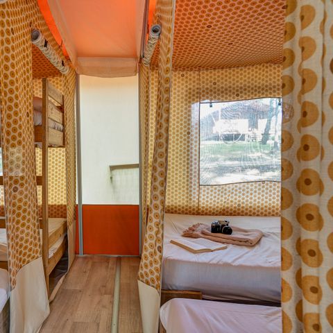 Bungalowtent 5 personen - Sarlat tent zonder sanitair