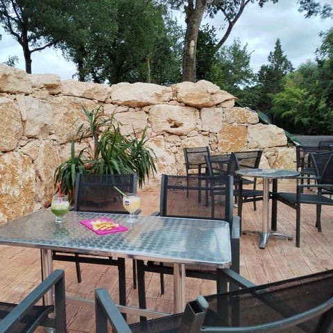 Kampeerplaats - Premium houten terras - Picknicktafel en privé sanitair