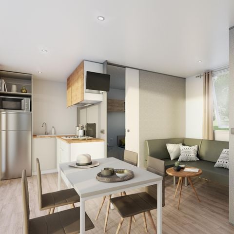 Stacaravan 4 personen - Ciclamino Tuin