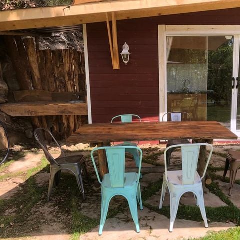 Stacaravan 5 personen - Landelijke tuin