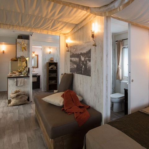 Stacaravan 5 personen - Landelijke tuin