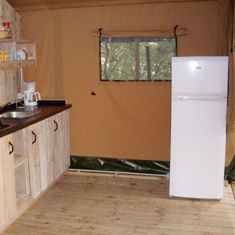 TENTE TOILE ET BOIS 6 personnes - Maxi Tente Safari Super Confort