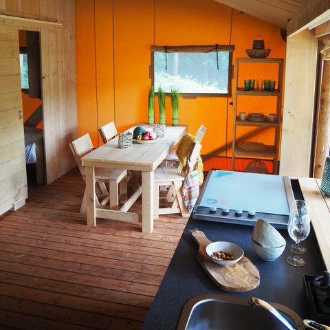 CANVAS AND WOOD TENT 5 people - Safari Dreamer