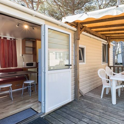 MOBILHOME 6 personnes - Mobil-home | Classic | 2 Ch. | 4/6 Pers. | Terrasse surélevée | Clim.