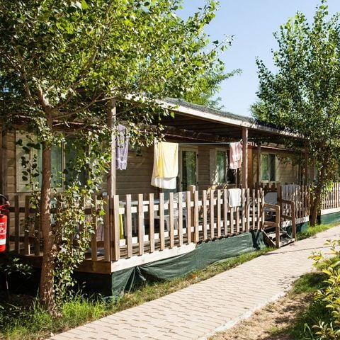 MOBILHOME 6 personnes - Mobil-home | Classic | 2 Ch. | 4/6 Pers. | Terrasse surélevée | Clim.