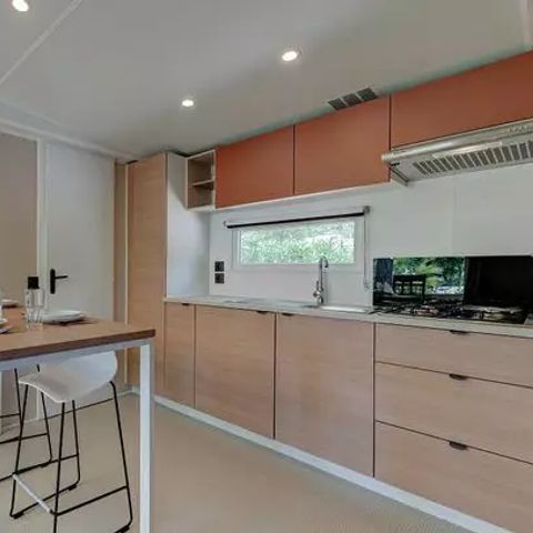 Mobilhome 6 personas - Confort | 3 Dormitorios | 6 Pers | Terraza elevada | Aire acondicionado