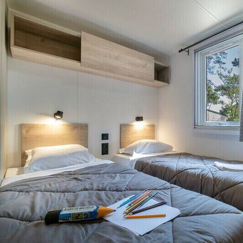MOBILHOME 6 personnes - Mobil-home | Premium | 3 Ch. | 6 Pers. | Terrasse Lounge | Clim.