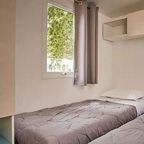 MOBILHOME 6 personnes - Comfort | 3 Ch. | 6 Pers. | Terrasse surélevée | Clim.