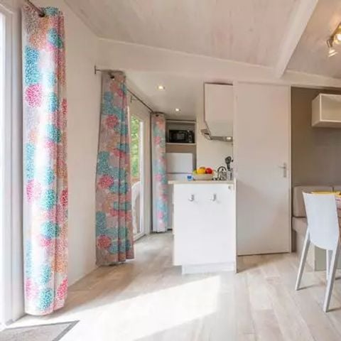 MOBILHOME 8 personnes - Classic | 3 Ch. | 6/8 Pers. | Terrasse surélevée | Clim.