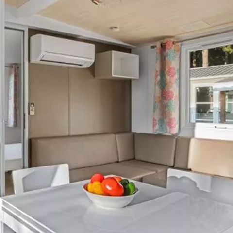 Stacaravan 6 personen - Premium | 3 slaapkamers | 5/6 Pers | Verhoogd terras | Airconditioning