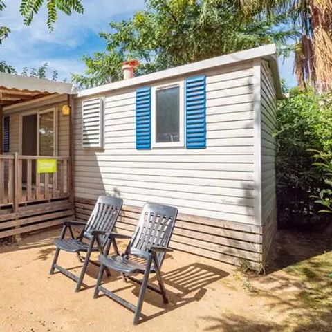 Stacaravan 4 personen - Comfort | 2 Slaapkamers | 4 Pers | Verhoogd terras | Airconditioning