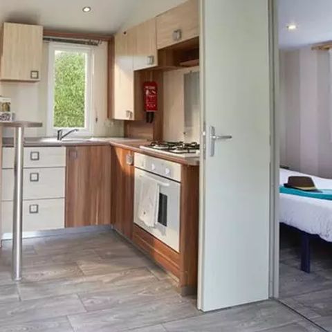 Mobilheim 8 Personen - Comfort | 3 Zi. | 6/8 Pers. | Teilweise überdachte Terrasse | Clim.