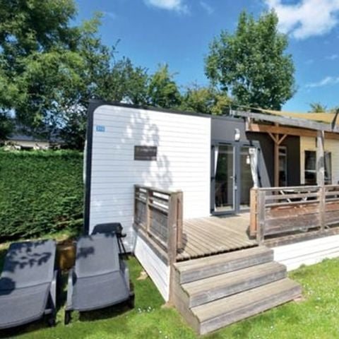 Stacaravan 8 personen - Mobile-home | Premium | 3 slaapkamers | 6/8 pers. | Verhoogd terras | Air-con.
