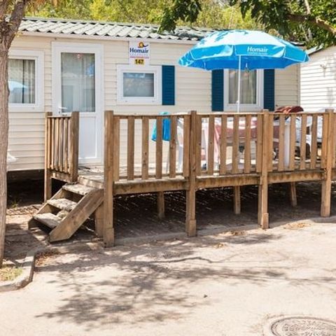 MOBILHOME 6 personnes - Classic | 2 Ch. | 4/6 Pers. | Terrasse surélevée non couverte | Clim.