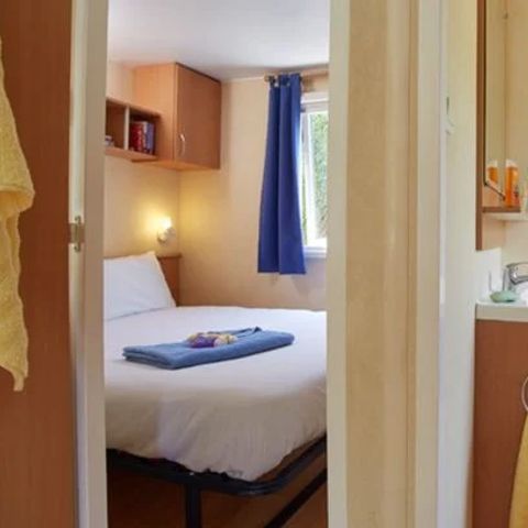 Mobilheim 6 Personen - Classic | 3 Schlafz. | 6 Pers. | Erhöhte Terrasse | Klima.