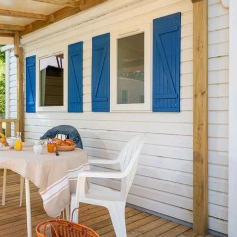 MOBILE HOME 6 people - Classic XL | 3 Bedrooms | 6 Pers. | Raised terrace | Air-con.