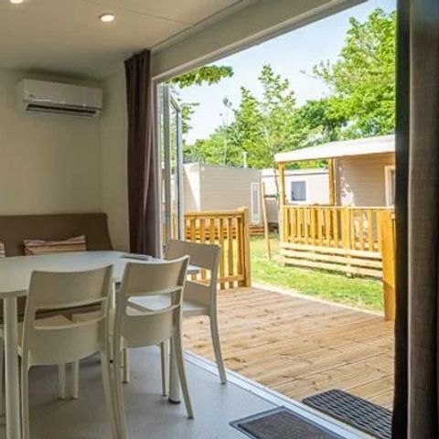 MOBILHOME 6 personas - Confort | 3 Dormitorios | 6 Pers. | Terraza elevada | Aire acondicionado