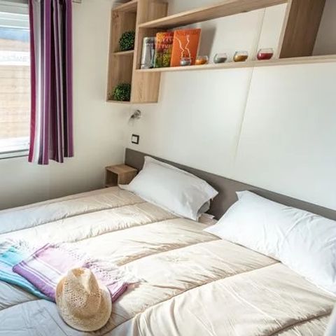 MOBILHOME 6 personas - Confort | 3 Dormitorios | 6 Pers. | Terraza elevada | Aire acondicionado