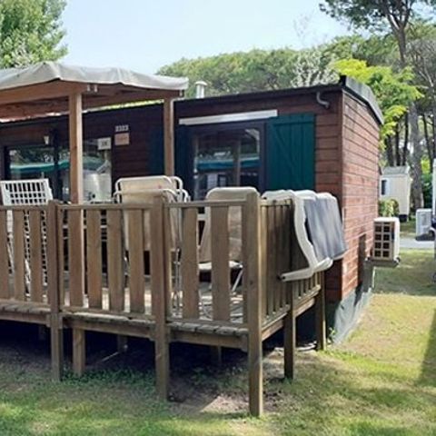 MOBILHOME 6 personas - Confort | 3 Dormitorios | 6 Pers. | Terraza elevada | Aire acondicionado
