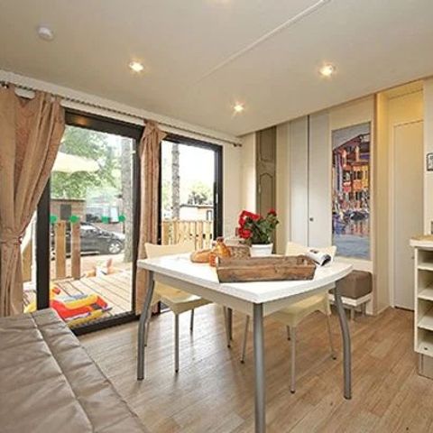 MOBILHOME 6 personas - Confort | 3 Dormitorios | 6 Pers. | Terraza elevada | Aire acondicionado