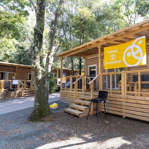 Stacaravan 6 personen - Stacaravan | Premium | 3 slaapkamers | 6 pers. | Terras Lounge | Air-con.