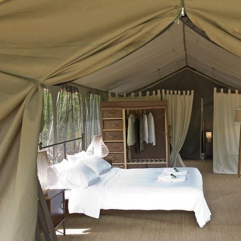Tent van canvas en hout 4 personen - GRAND LODGE
