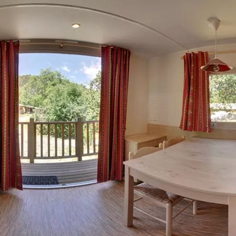 UNIEKE ACCOMMODATIE 4 personen - Caravan met 3 kamers voor 4 personen