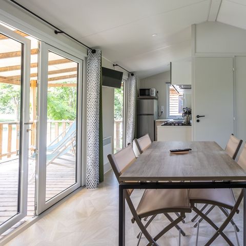 Stacaravan 6 personen - Premium Morgon 3 slaapkamers met badkamer