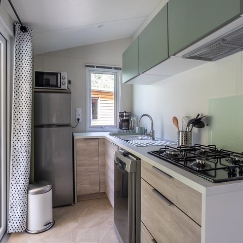 Stacaravan 6 personen - Premium Morgon 3 slaapkamers met badkamer