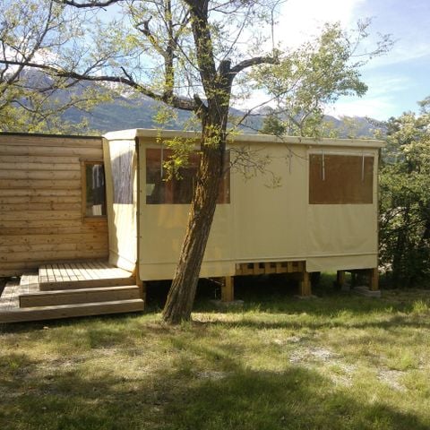 LODGE 5 Personen - Ecolodge Begrünt Natur ohne Sanitäranlagen