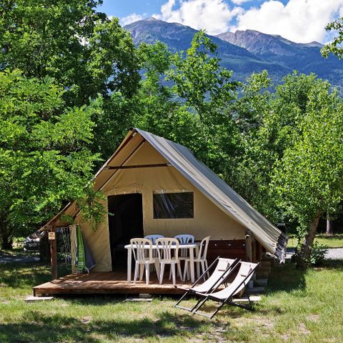 TENDA IN TELA E LEGNO 5 persone - Natura senza servizi igienici