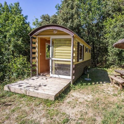 UNUSUAL ACCOMMODATION 4 people - Roulotte Tanargue without sanitary facilities