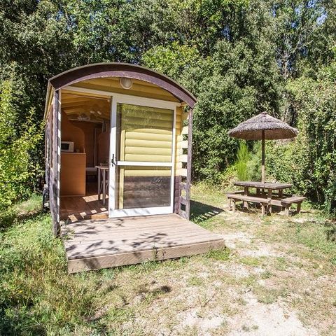 UNUSUAL ACCOMMODATION 4 people - Roulotte Tanargue without sanitary facilities